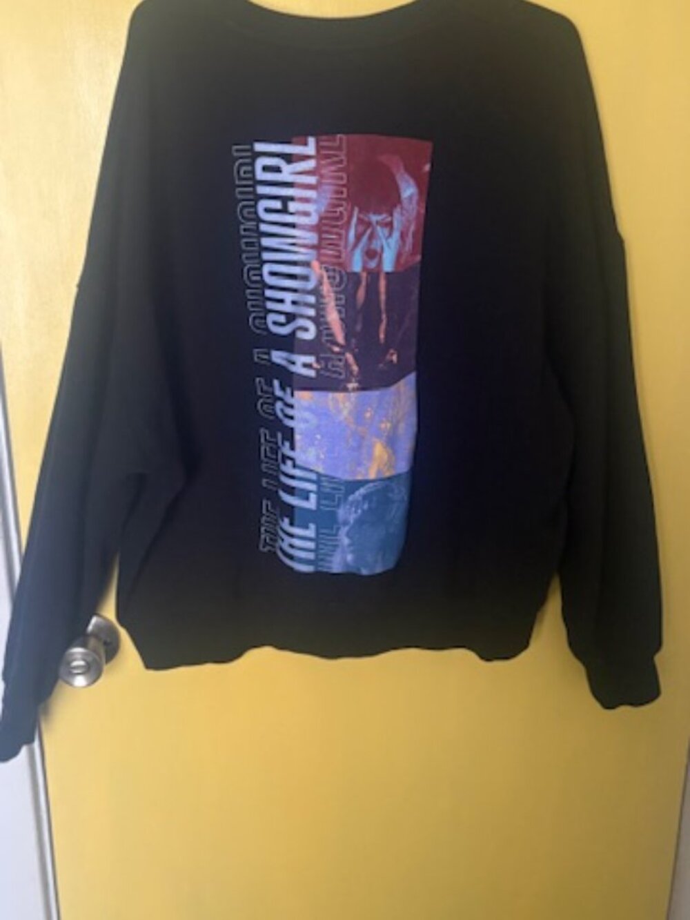 Taylor Swift The Life Of A Showgirl Sweatshirt with Filmstrip photos on back - Picture 2 of 3